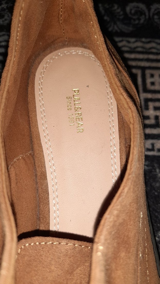 Kahverengi Süet kadın Günlük Ayakkabı - Görsel 4