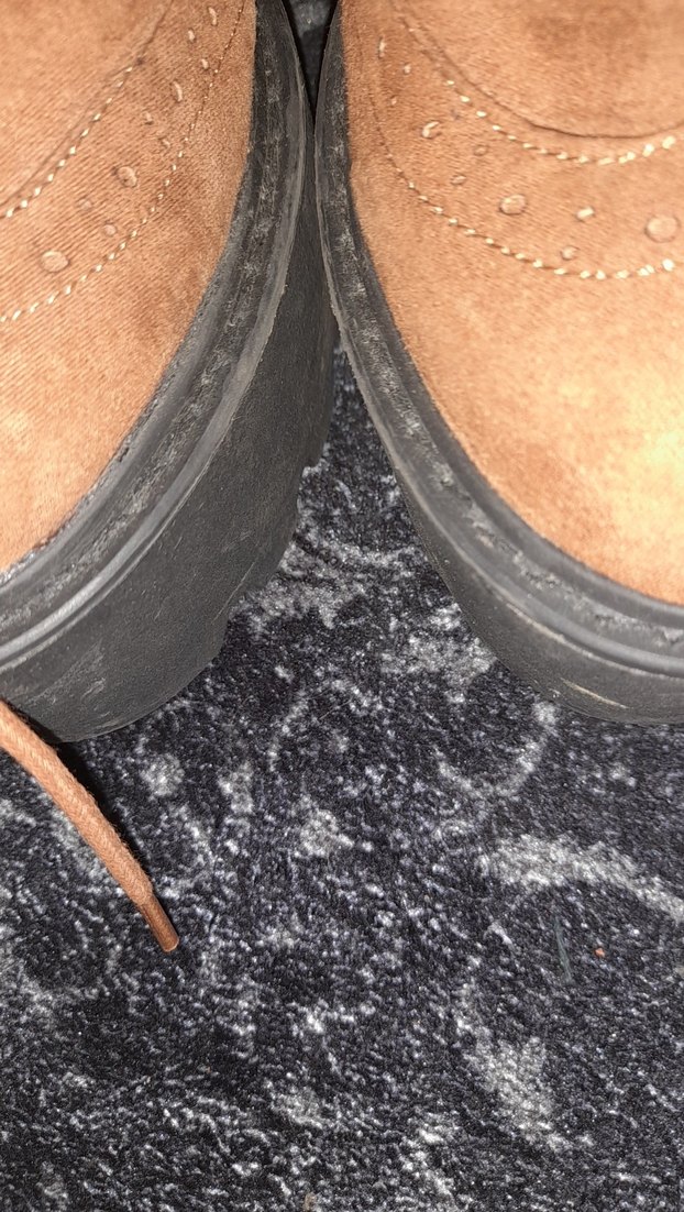 Kahverengi Süet kadın Günlük Ayakkabı - Görsel 3