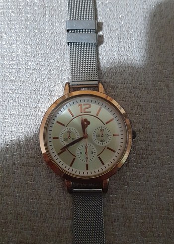 Gri Kadın Saat Bel Detaylı pili bitik - Görsel 5