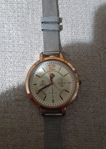 Gri Kadın Saat Bel Detaylı pili bitik - Görsel 4