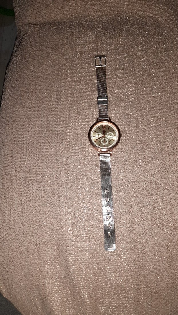 Gri Kadın Saat Bel Detaylı pili bitik - Görsel 2