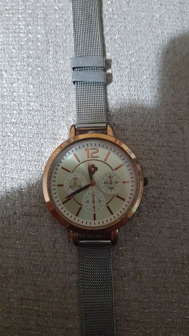 Gri Kadın Saat Bel Detaylı pili bitik - Görsel 5