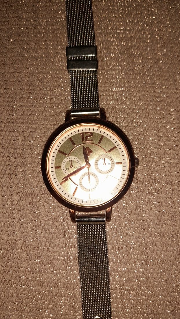 Gri Kadın Saat Bel Detaylı pili bitik - Görsel 3