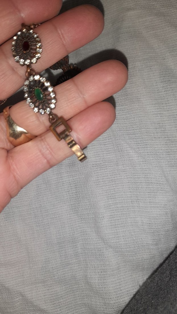 Zincir Detaylı Vintage Bohem Bileklik - Görsel 5