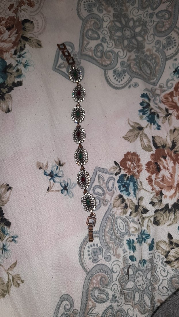 Zincir Detaylı Vintage Bohem Bileklik - Görsel 2