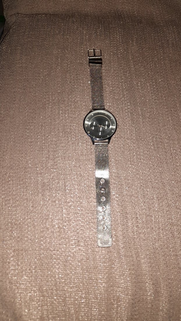 Gri Kadın Saat pili bitmiş - Görsel 2