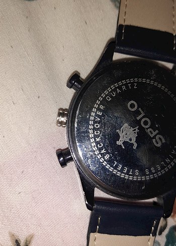 Koyu Mavi Deri Kayışlı Erkek Saat - Görsel 10