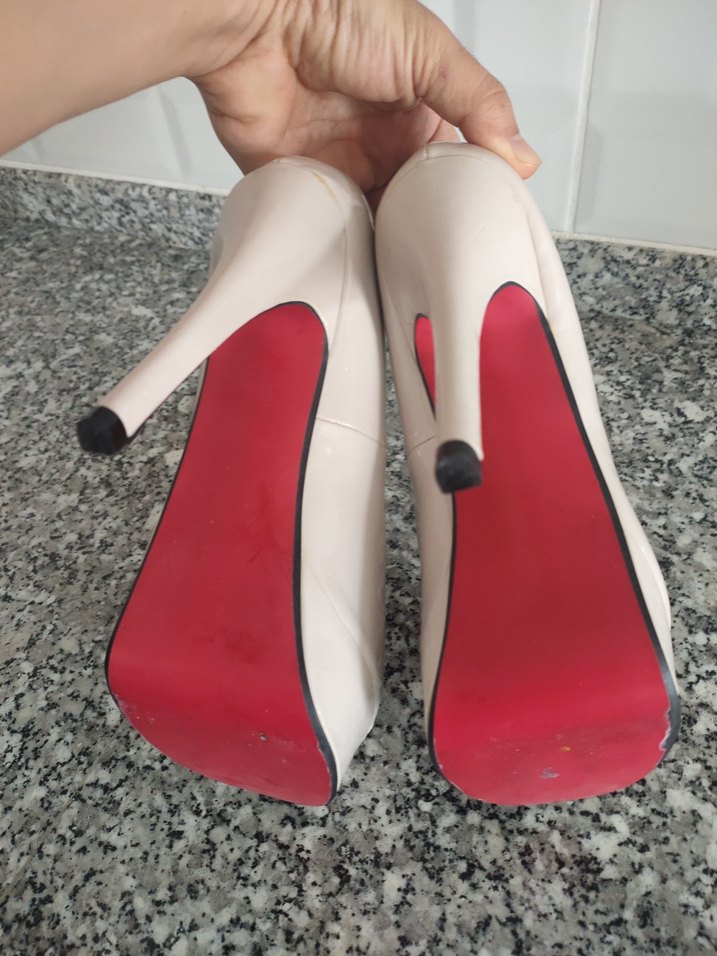 Renkli Desenli CANZONE Platform Topuklu Kadın Ayakkabı - Görsel 5