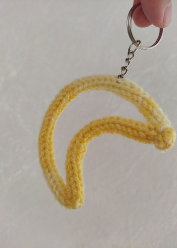 Pastel Renkli Tricotin Örgü Anahtarlık - Görsel 5