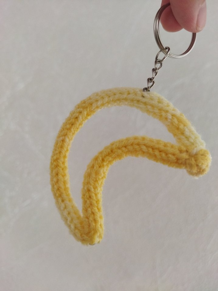 Pastel Renkli Tricotin Örgü Anahtarlık - Görsel 5