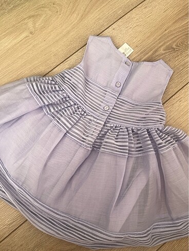 3 Ay Beden H&m Lila Bebek Elbise