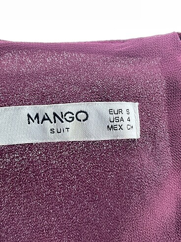 s Beden bordo Renk Mango Kısa Elbise %70 İndirimli.