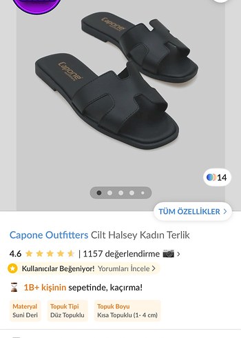 Diğer Siyah düz taban 36 numara terlik