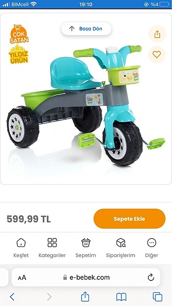 İlk bisikletim