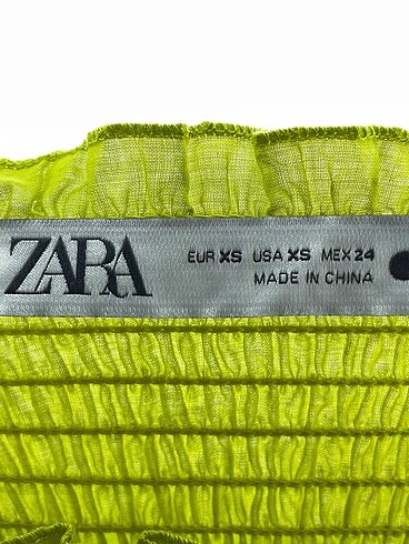 xs Beden yeşil Renk Zara Günlük Elbise %70 İndirimli.