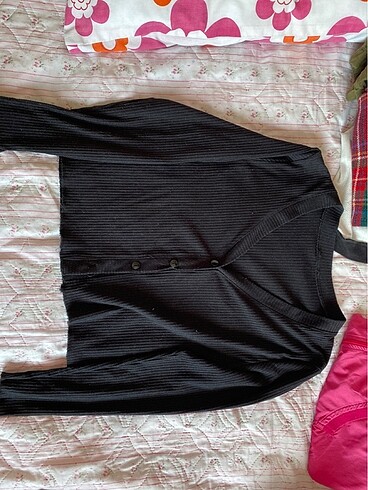 Addax crop fitilli hırka