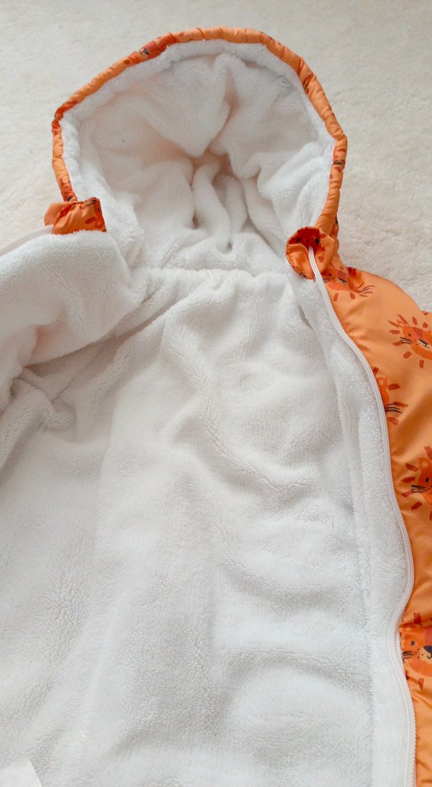 Turuncu Bağlama Desenli Bebek Tulumu - Görsel 5