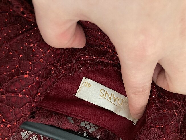 m Beden bordo Renk Bordo elbise