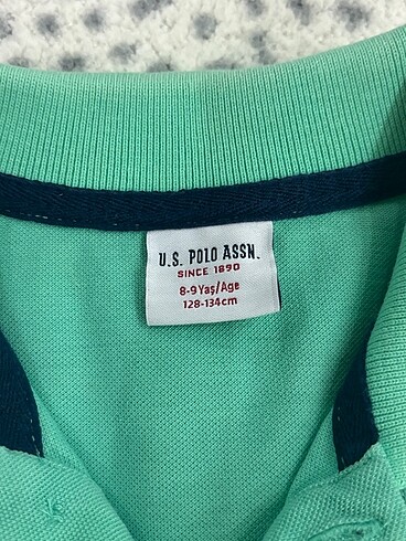 9 Yaş Beden yeşil Renk U.S. Polo tişört