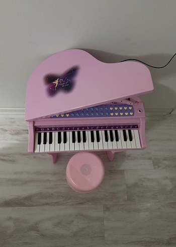 Vardem Mikrofonlu Mini Piyano 37 Tuşlu - Pembe - Görsel 3