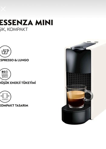 C30 Essenza mini espresso Kahve Makinesi - Görsel 2