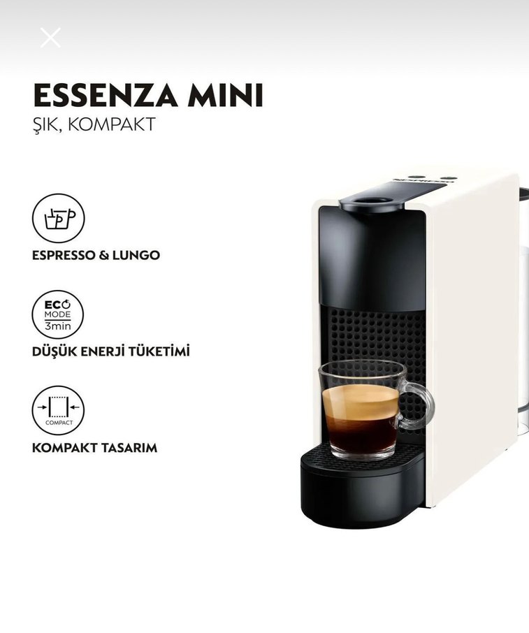 C30 Essenza mini espresso Kahve Makinesi - Görsel 2
