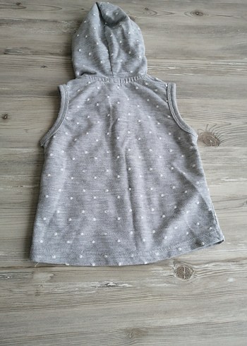 Kapüşonlu Nakışlı Kız Yelek, bebek yeleği - Görsel 10