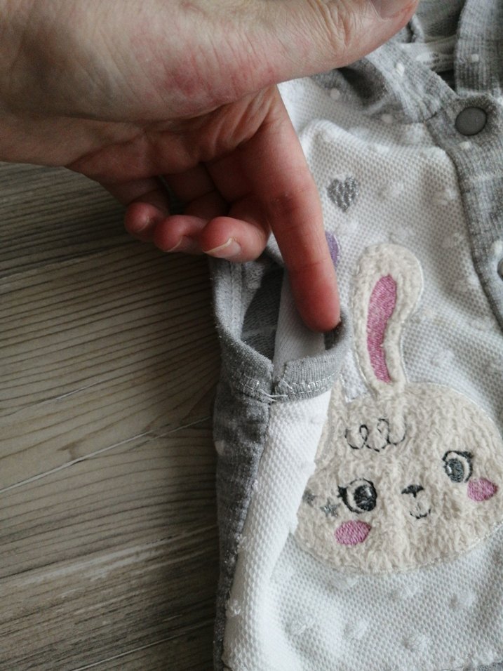 Kapüşonlu Nakışlı Kız Yelek, bebek yeleği - Görsel 5