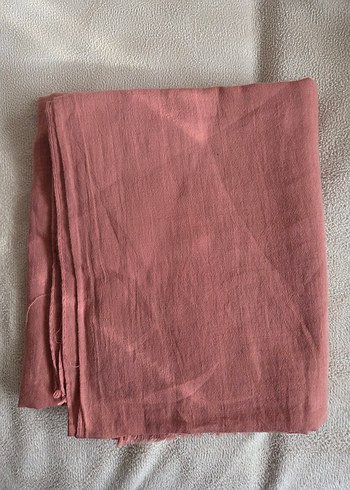 Pembe Keten Salaş Kadın Şal - Görsel 4