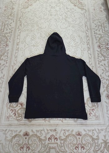 Lacivert Kapüşonlu Kadın Sweatshirt - Görsel 7