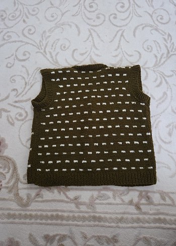 örme yelek ,örgü süveter - Görsel 3