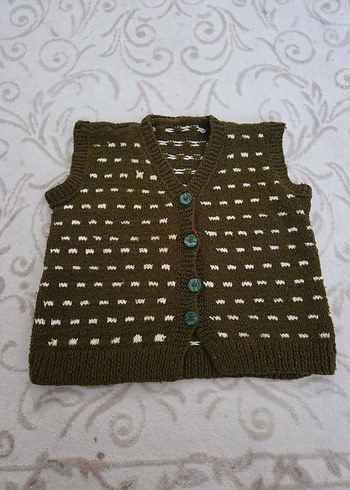 örme yelek ,örgü süveter - Görsel 2