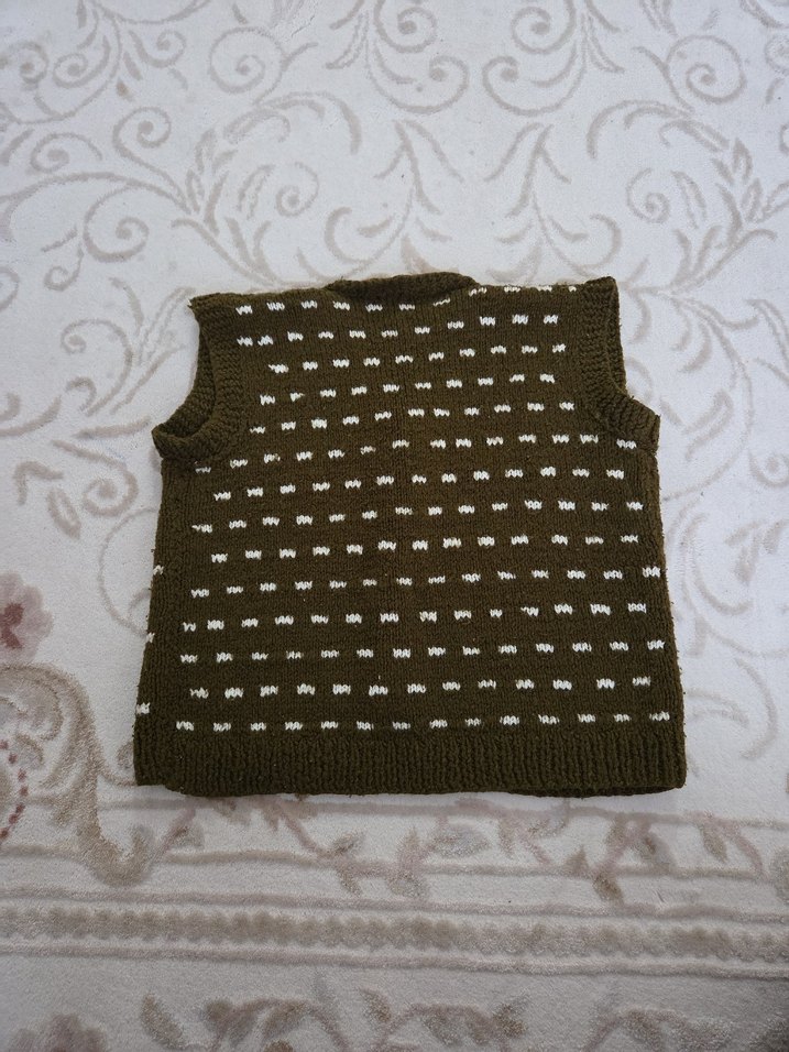 örme yelek ,örgü süveter - Görsel 3