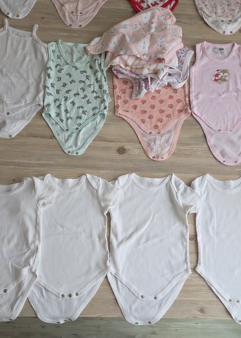 bebek Çıtçıtlı Body, bebek zıbın - Görsel 13