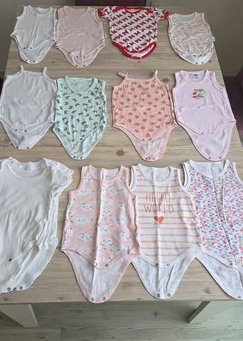 bebek Çıtçıtlı Body, bebek zıbın - Görsel 6