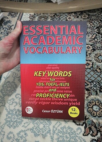 Essential Academic Vocabulary, Cesur Öztürk, ielts, pelikan 