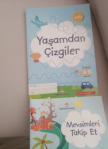 Beden Renk Bahçeşehir koleji kitapları, okul öncesi etkinlik kitabı