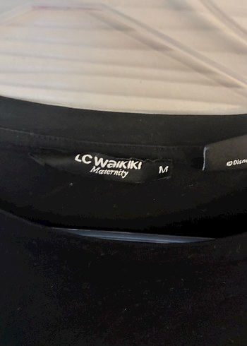 Siyah Uzun Kollu Hamile Tshirt - Görsel 3