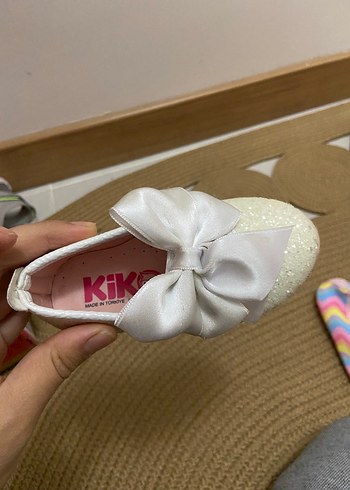 Kiko Beyaz Fiyonklu Kız Babet - Görsel 5
