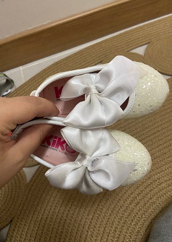 Kiko Beyaz Fiyonklu Kız Babet - Görsel 3