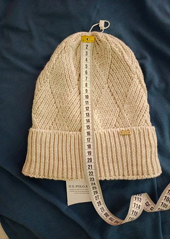 Bej Kadın Örgü Bere - Görsel 6