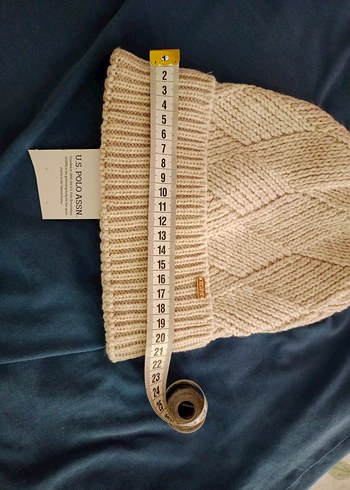 Bej Kadın Örgü Bere - Görsel 5