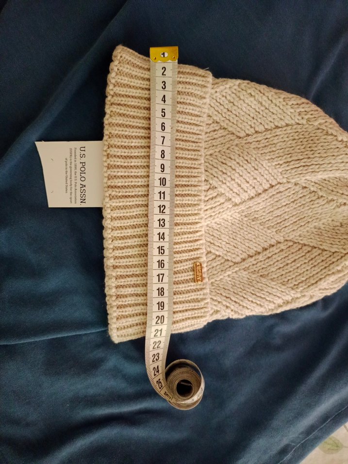 Bej Kadın Örgü Bere - Görsel 5