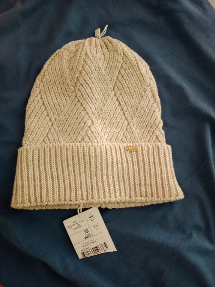 Bej Kadın Örgü Bere - Görsel 2