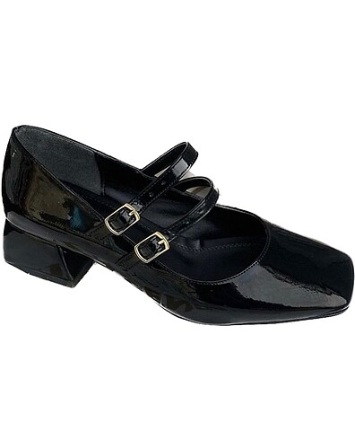 Siyah Rugan Klasik Ayakkabı
