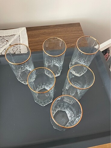 Beden Paşabahçe kristal seri su bardağı 6 adet