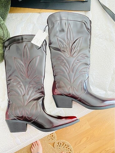 40 Beden bordo Renk Zara bot