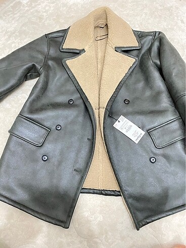 Zara içi kürklü mont