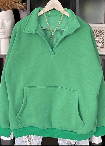 Diğer V yaka oversize Sweatshirt 