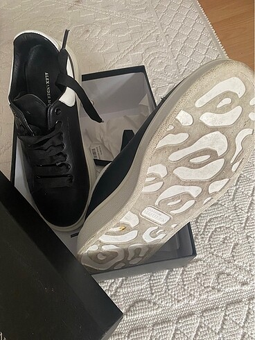 40 Beden siyah Renk Sneaker deri ayakkabı